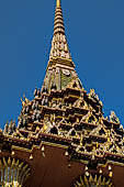 Bangkok Grand Palace,  Wat Phra Keow (temple of the Emerald Buddha). The Phra Mondop. 